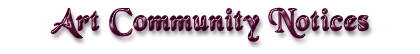 Community Art notices