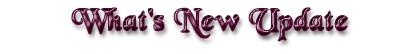 What's New Updates